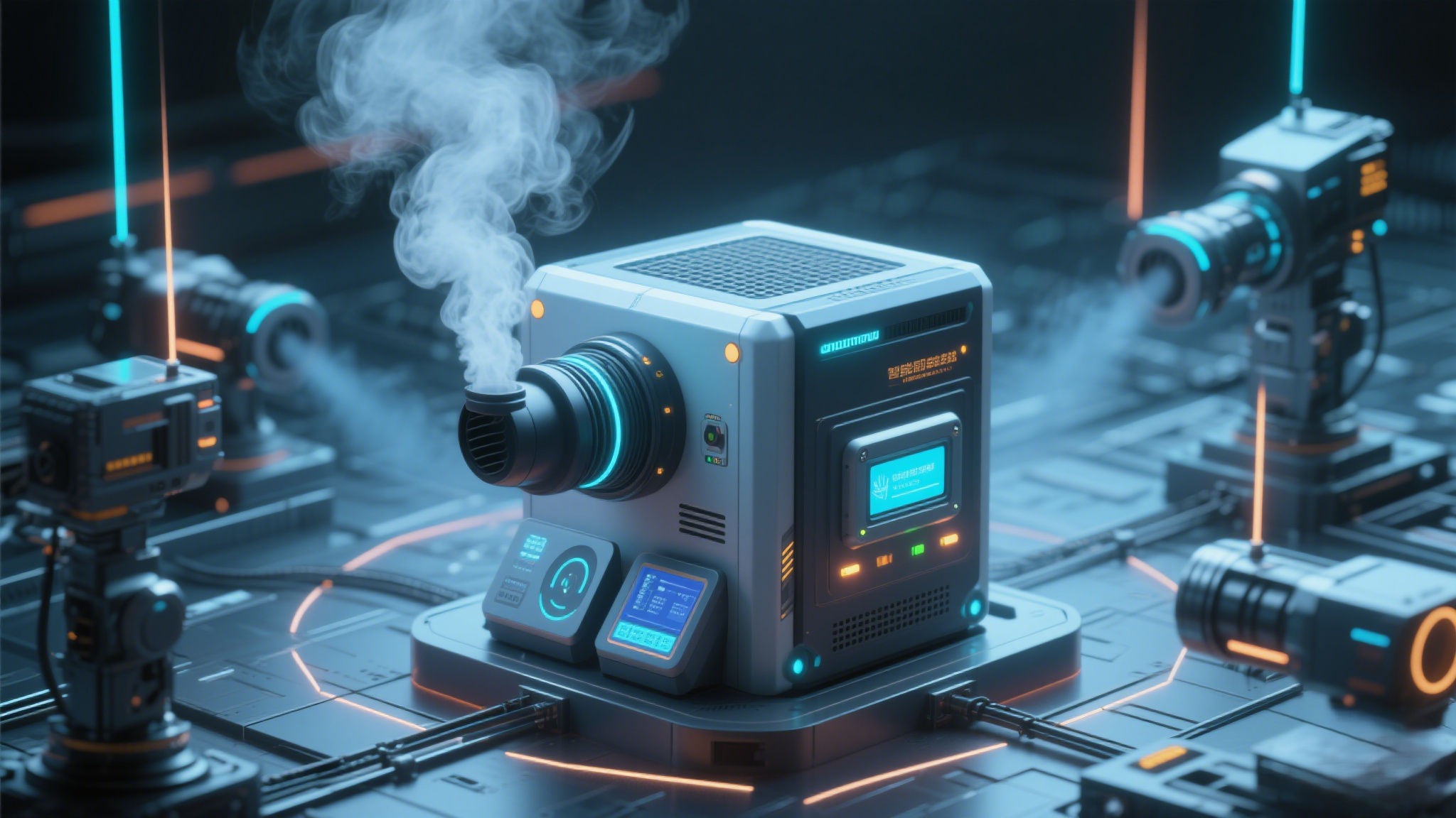 智能感應(yīng)，99.9% 煙霧凈化率 —— 告別激光加工產(chǎn)生的煙霧對(duì)人體的傷害！